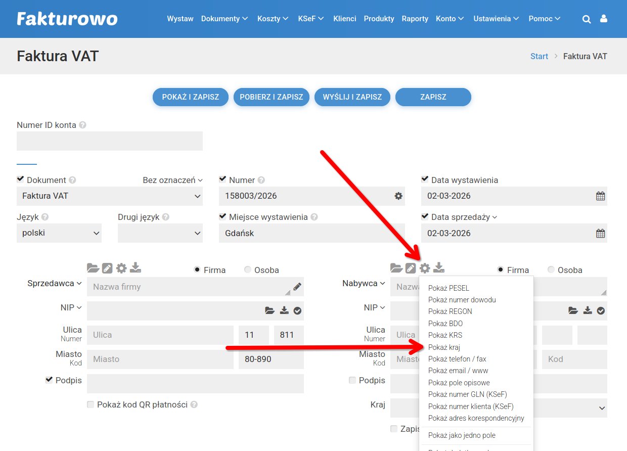 Dodatkowe pola w danych kontaktowych