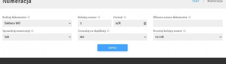 Numeracja dokumentów