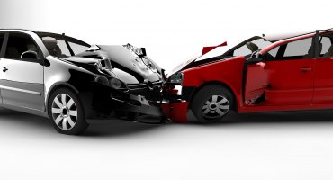 Wypadek drogowy samochodem służbowym