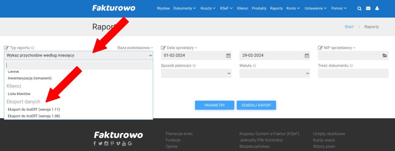 Eksport dokumentów do pliku EPP