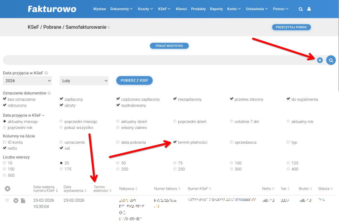 Pobieranie faktur z KSeF