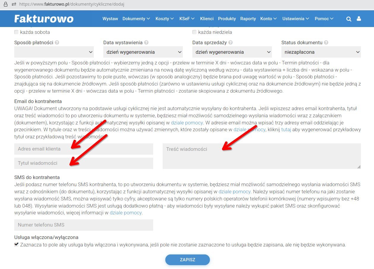 Wyślij email (bez formularza)