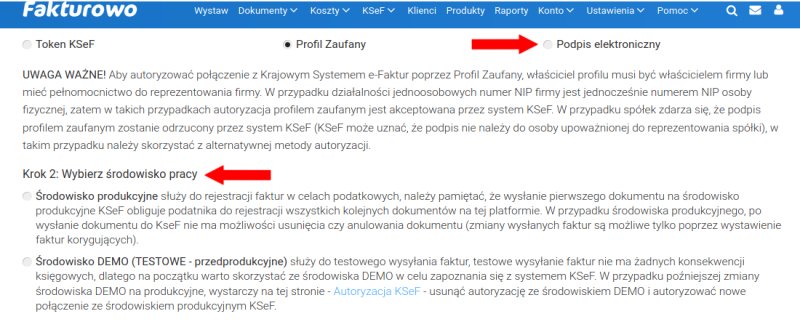 Autoryzacja z KSeF poprzez podpis elektroniczny Autoryzacja z KSeF poprzez podpis elektroniczny