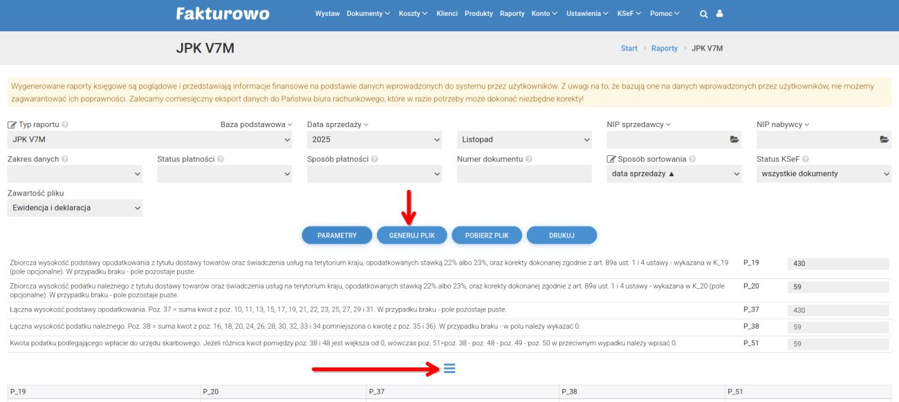Nadwyżka podatku w pliku JPK