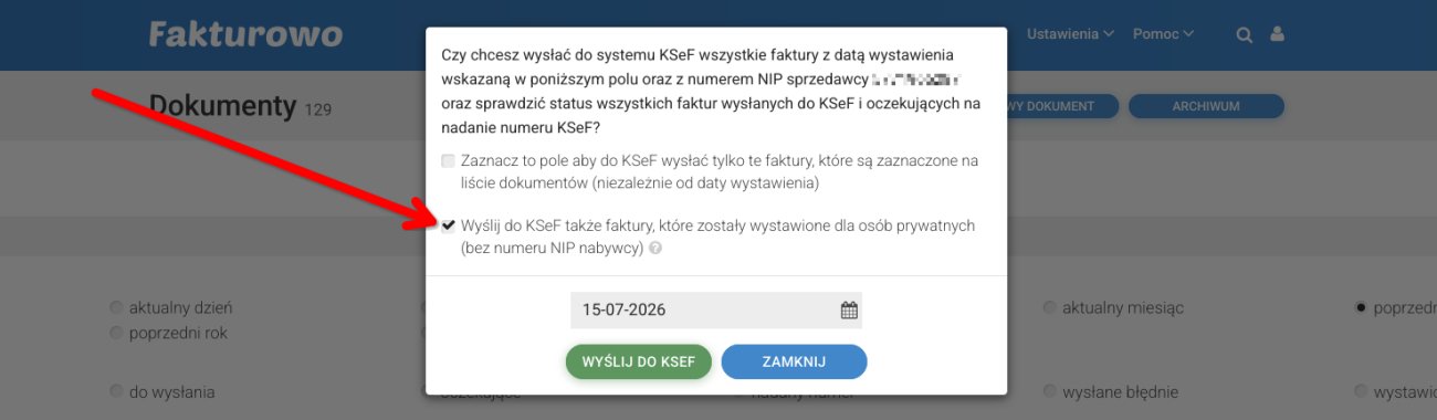 Faktury bez NIP w KSeF