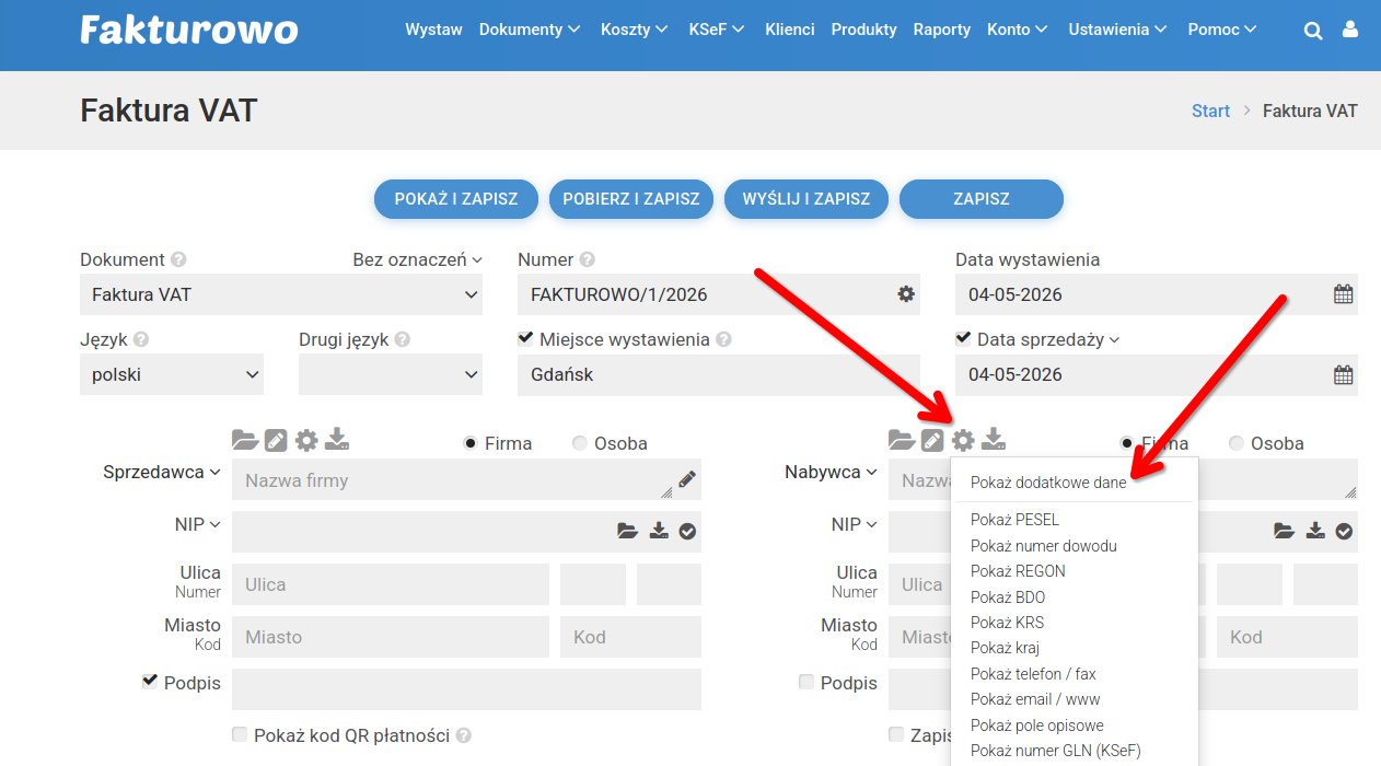 IDWew - identyfikator wewnętrzny podmiotu (KSeF)