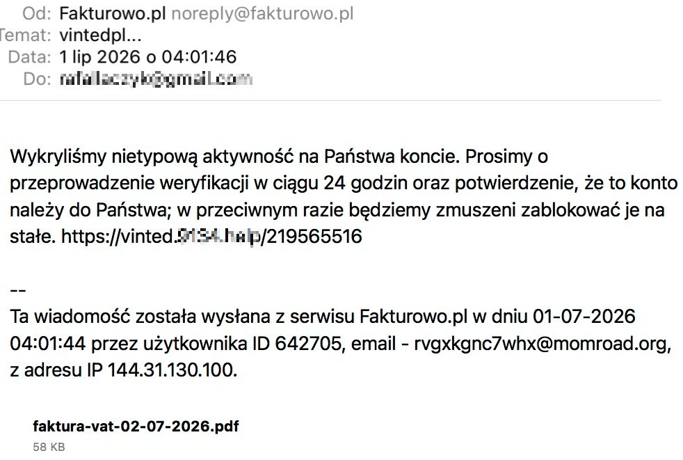 Zmiany w wysyłaniu dokumentów e-mail
